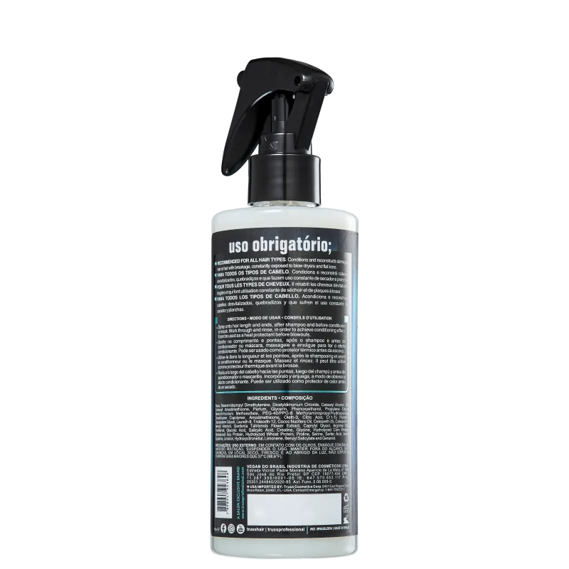 TRUSS Uso Obrigatório - Tratamento Liquido Reconstrutor 260ml