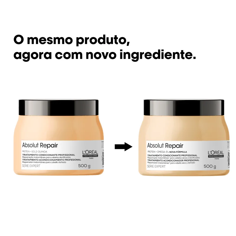L'Oréal Professionnel Serie Expert Absolut Repair Omega-9 + Protein - Máscara Capilar 500g