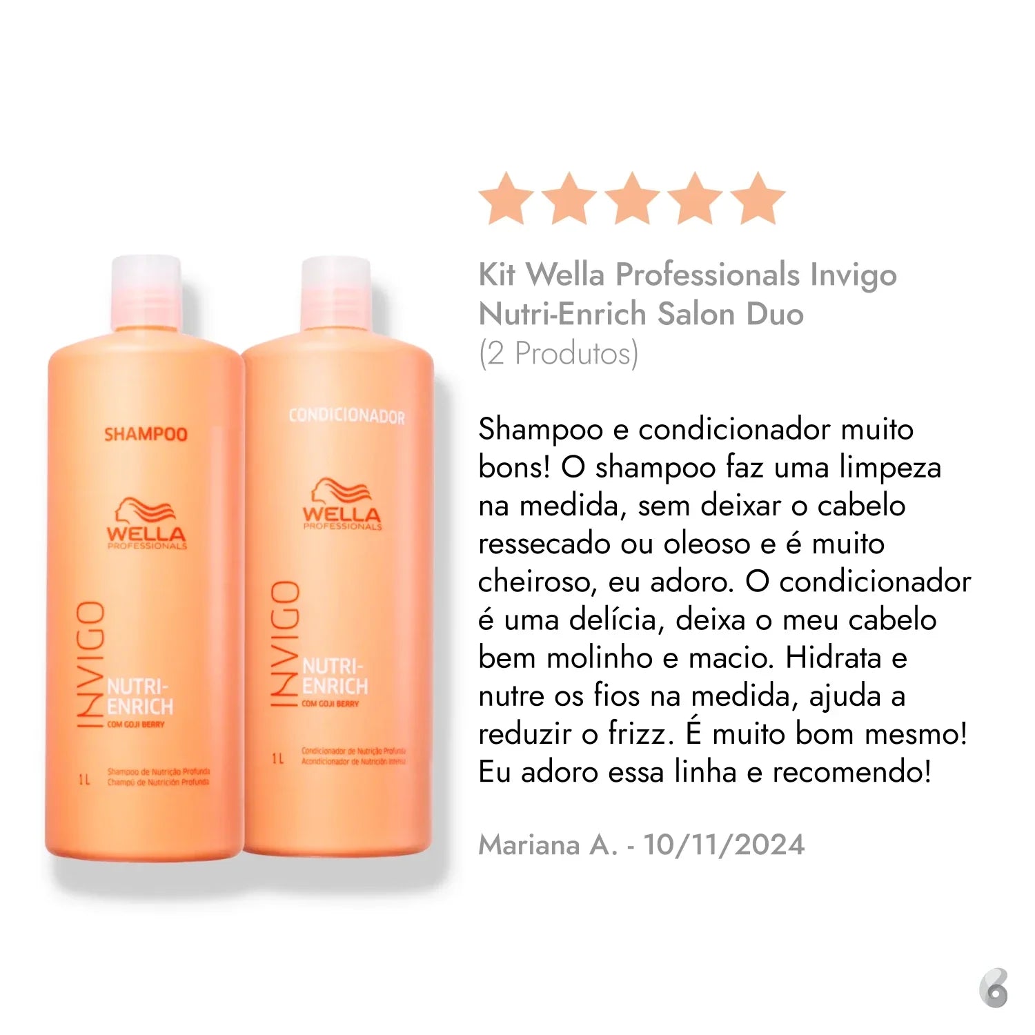 Kit Wella Professionals Invigo Nutri-Enrich Salon Duo (2 Produtos)