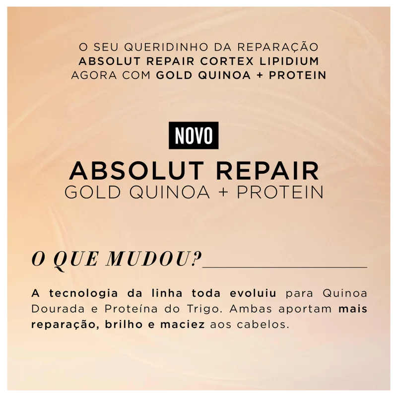 Kit L'Oréal Professionnel Serie Expert Absolut Repair Gold Quinoa + Protein Salon Trio (3 Produtos)