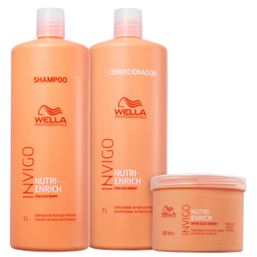 Kit Wella Professionals Invigo Nutri-Enrich Salon Trio (3 Produtos)