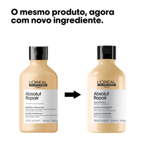 Kit L'Oréal Professionnel Serie Expert Absolut Repair Omega-9 + Protein Instant Resurfacing (2 Produtos)