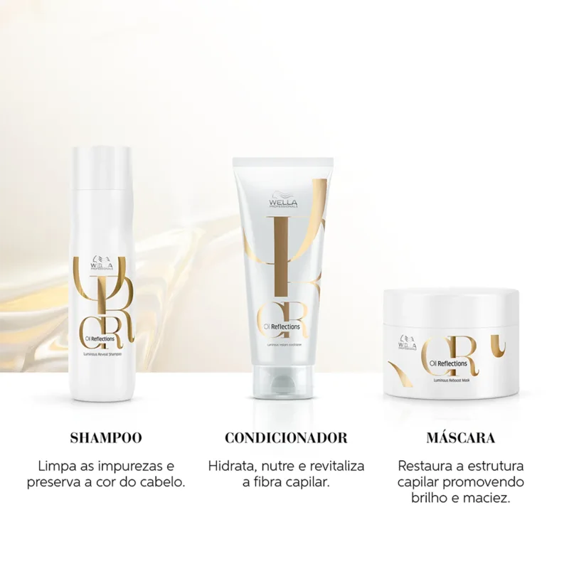 Kit Wella Professionals Oil Reflections Duo Salão (2 Produtos)