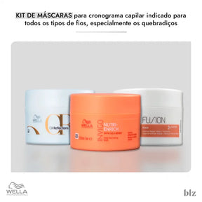 Kit Wella Professionals Cronograma Capilar Antiquebra (3 Produtos)